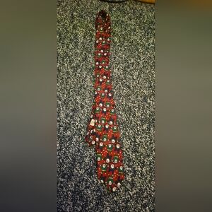 Festive Santa Mens Tie by - Daniel Adams